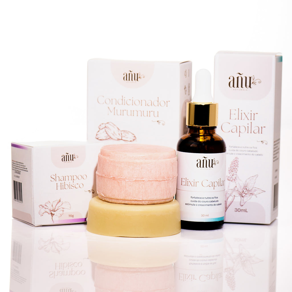 Kit Trio Capilar Shampoo + Condicionador + Elixir