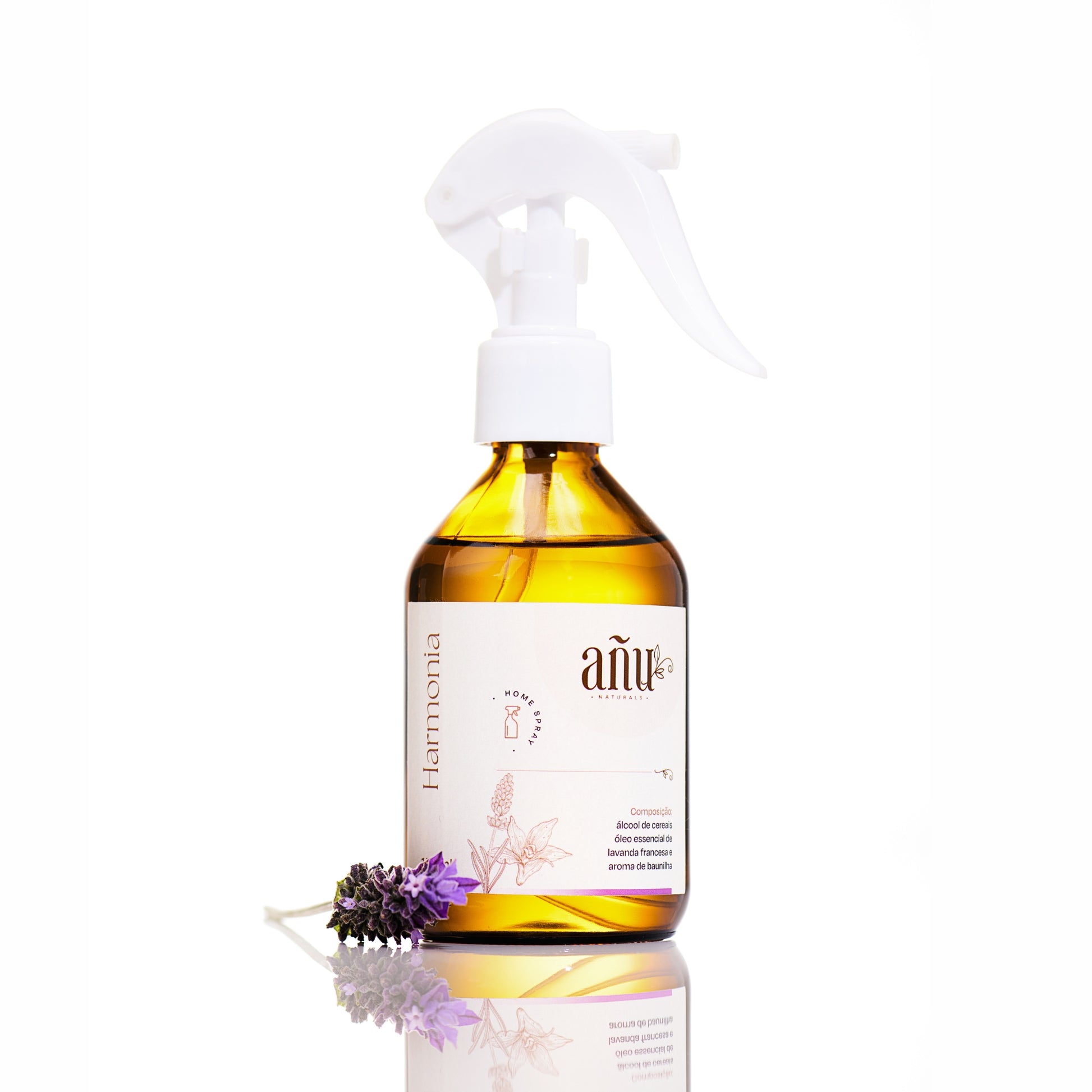 Kit Harmonia - Home Spray + Vela Aromática (Lavanda com Baunilha)