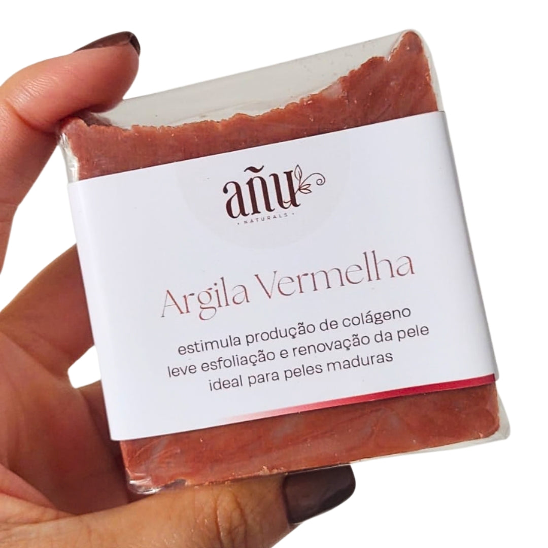Sabonete em Barra - Argila Vermelha 100g